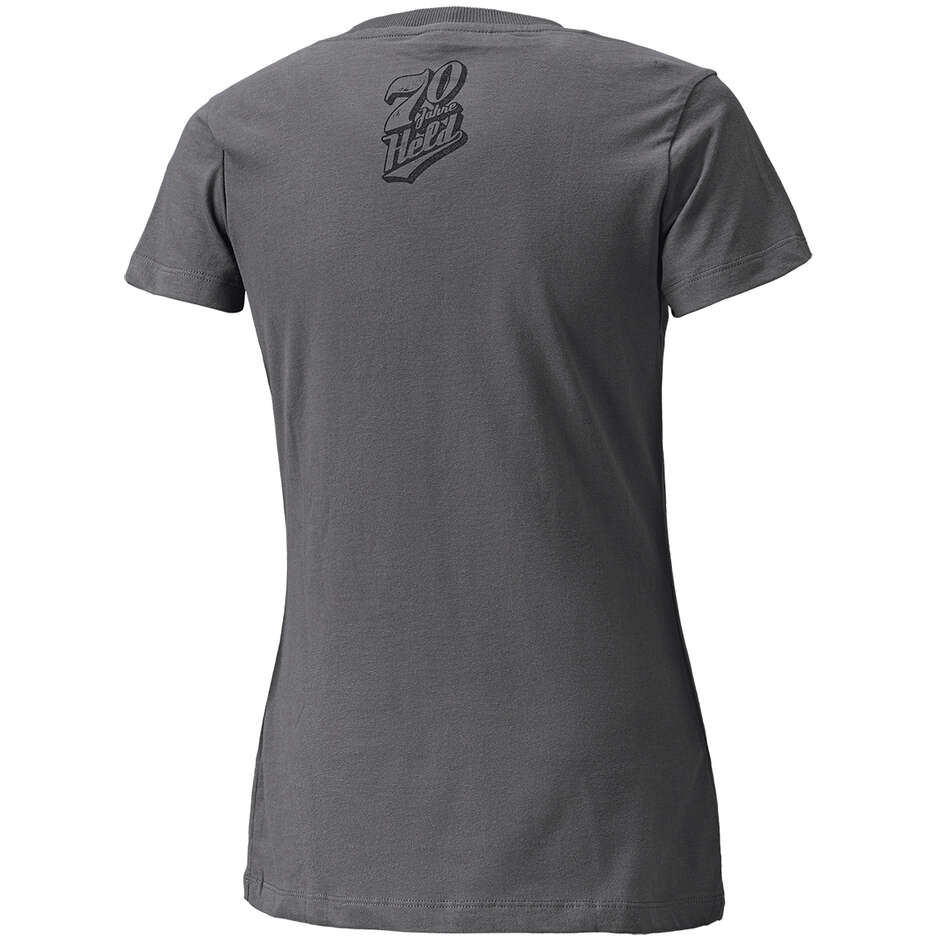 T-shirt gris pour femme « Held Be Heroic »
